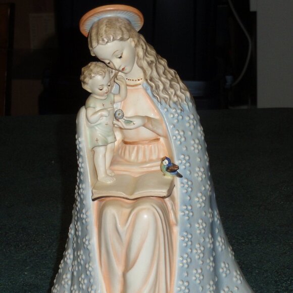 ULTRA RARE "Flower Madonna" Hummel Figurine #10/3 Mary & Jesus TMK3 GREAT GIFT! - Picture 1 of 10